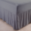 Picture of Fitted Sheet & Night Frill in One - Grey - Double