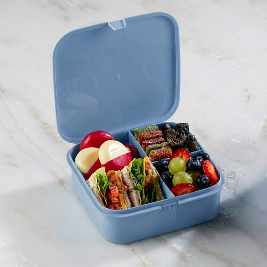 Picture of Kids Lunch Box with Divider 790ml - Blue